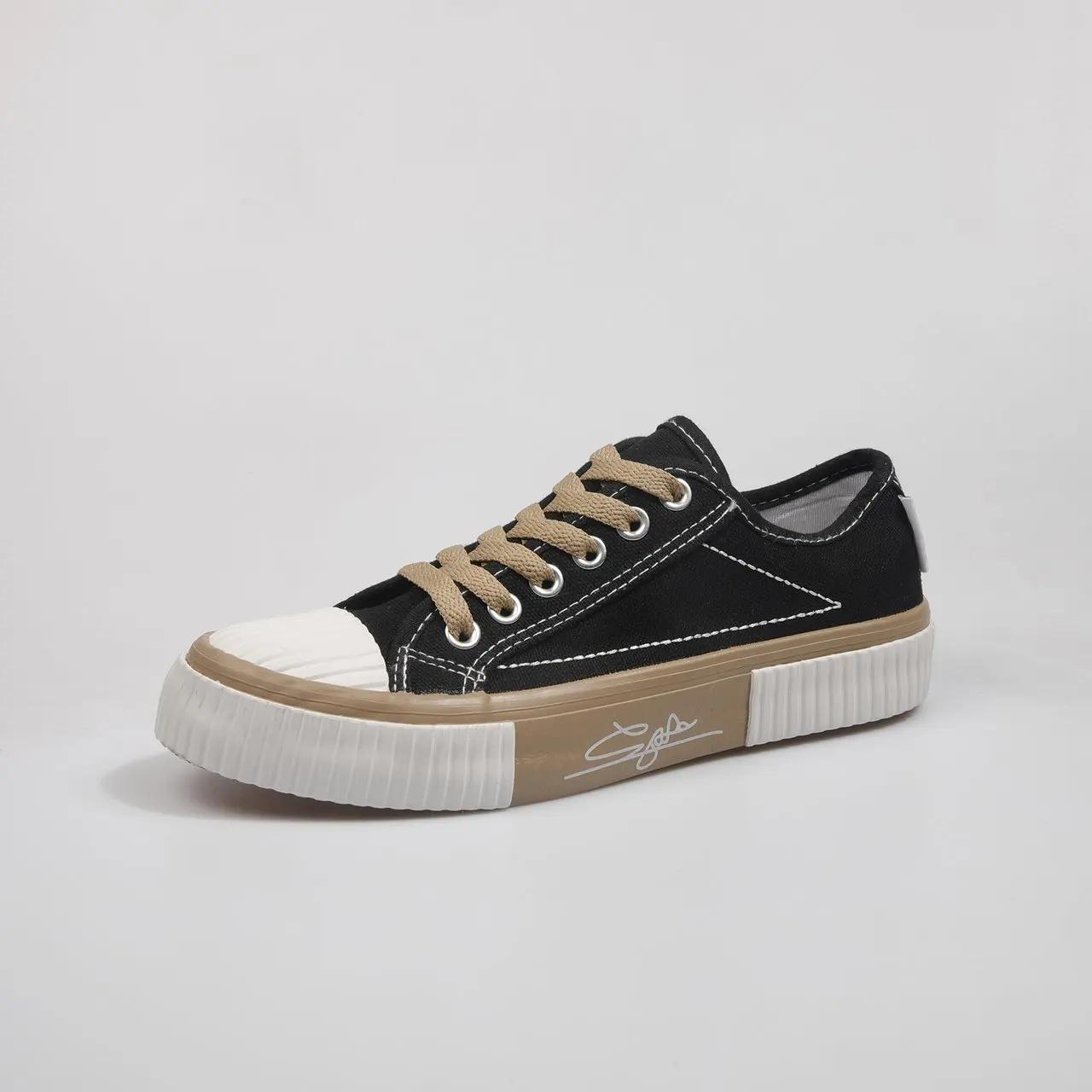 

Hot Sale Couple Canvas Flat Men s Vulcanized Women s Spring Summer Fashion Unisex Casual Shoes Sneakers 40 чёрный