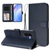 For Samsung Galaxy A36 5G/Galaxy A56 5G Wallet Case RFID Blocking Calf Texture Leather Stand Phone Cover with Strap