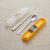 Portable Tableware Cartoon Love Fork Spoon Chopsticks Student Party Office Workers Travel Spoon Chopsticks Portable Box