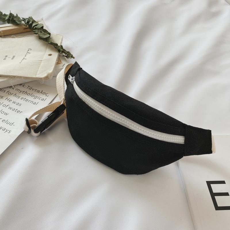 

Korean-Style 2020 Kids Casual Crossbody and Chest Bag чёрный