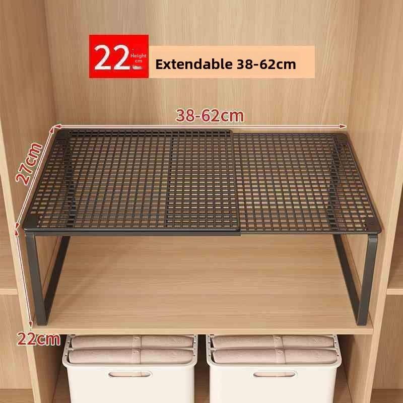 Wardrobe Layered Baffle Cabinet Partition Cabinet Telescopic Shelf Wardrobe Shoe Cabinet Storage and Finishing Artifact Shoe Rack