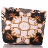 Beach Bag with Chain Pattern In an Elegant Designer Look