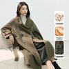 HSTYLE Women's Premium Wool Double-Faced Long Coat