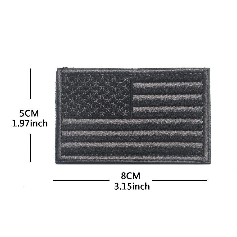 Toppa con Bracciale in Velcro Bandiera Americana - Distintivo Ricamato Star-Spangled Banner