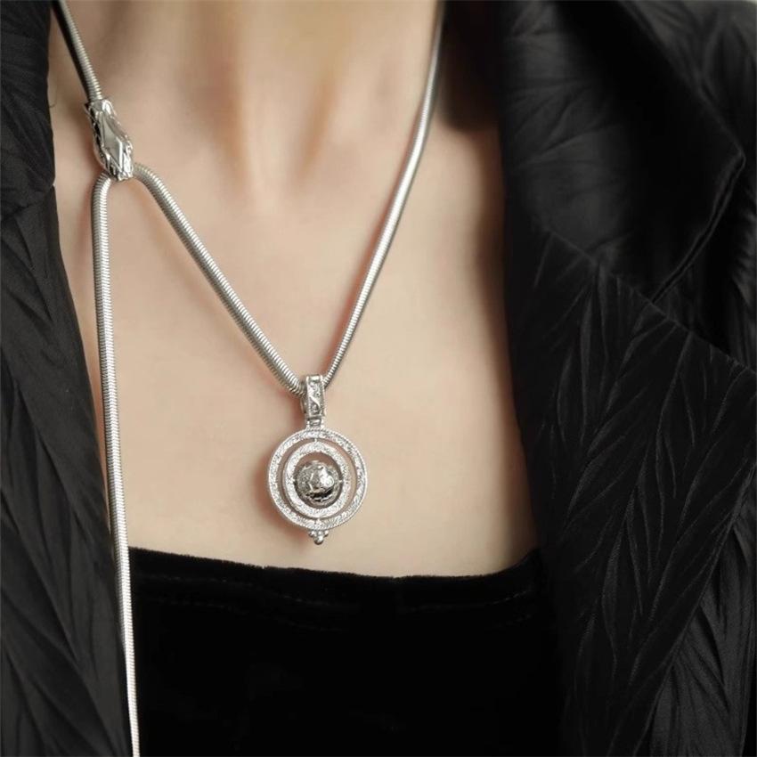 Spirit Snake Snake Bone Necklace Female S Cold Wind Simple Design Neck Chain Sweater Chain