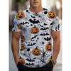 New Halloween Pumpkin Graphic T-shirts For Men Women  3D Printed Casual Round Neck Short Sleeve Tees Funny Festival Gifts Tops