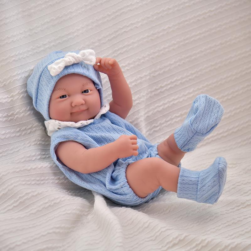 

35 см моющаяся реалистичная мягкая расписанная вручную кукла-реборн для детей, сопровождающая игровую куклу girl