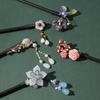 Ancient-Style Wooden Hairpins with Tassels - Chinese Hanfu Hair Accessories for Women