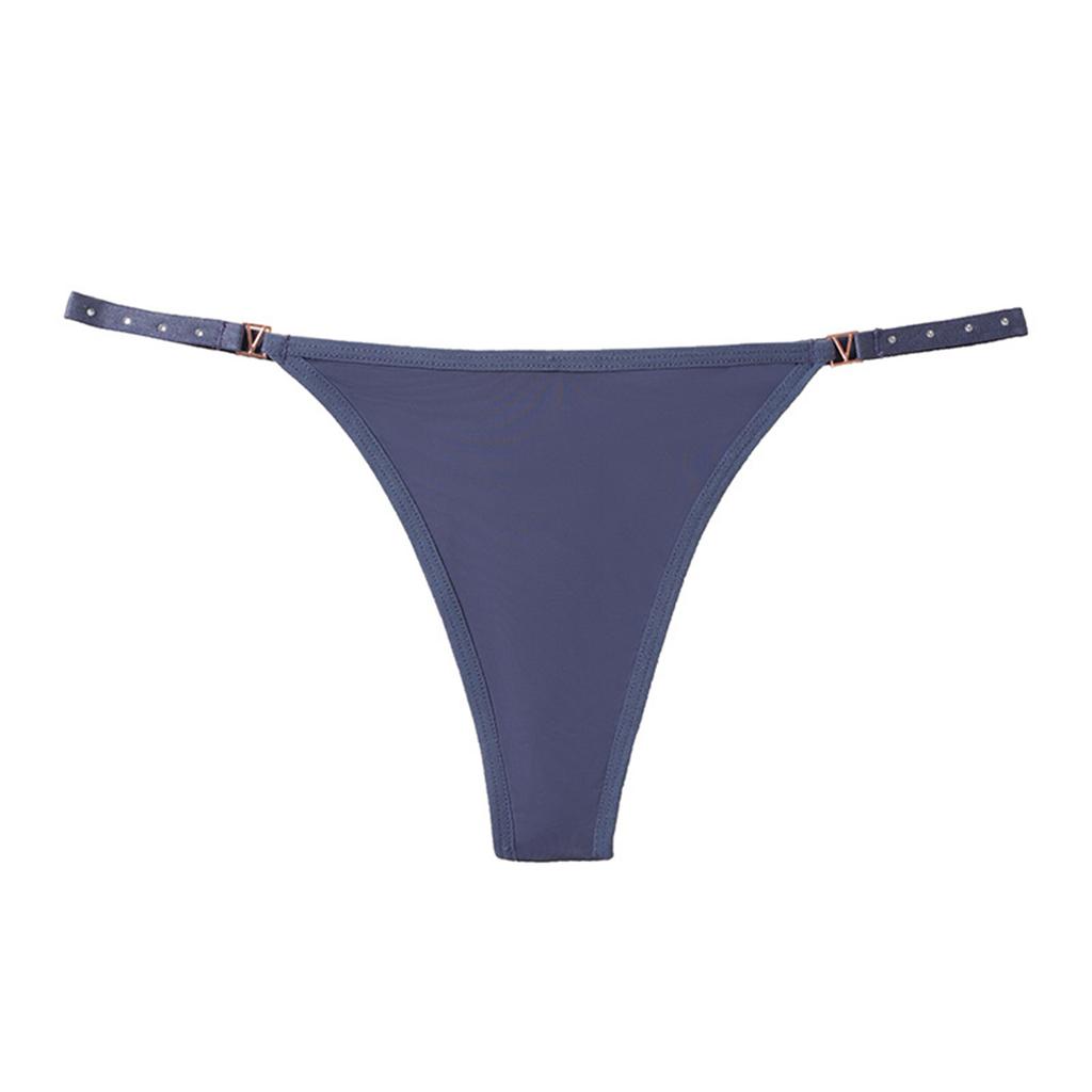 Ladies' Breathable Thin Strap Thong Underwear