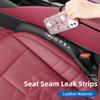 New J-shaped Leather Car Seat Gap Plug Filler Leakproof Pads For Opel Astra Insignia Corsa Zafira Meriva Mokka Vivaro Vectra Ant