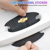 4 szt. Osłony na klamki drzwi samochodowych Ochraniacze przed zarysowaniami Naklejki z włókna węglowego Do Chevrolet Spark Captiva Cruze Tracker Orlando Trax Epica