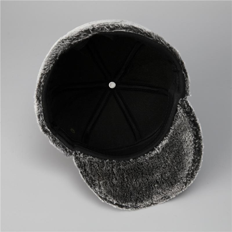 Warm Men's Winter Ear Protection Old Men's Cap Winter Grandpa Hat