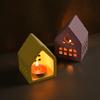 DIY Glue Drop Mold Love House Candlestick Silicone Mold Gypsum Candle Decoration Mold