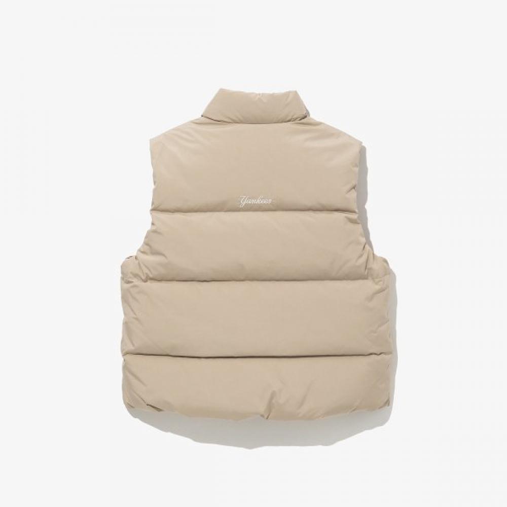 Mlb Kids Duck Down Vest New York Yankees Light Beige 14432618