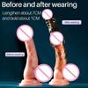 Opakovaně použitelné kondomy Penis Extender Sleeve Extender Sleeve Extender 7cm Crystal Transparentní kondom pro zpožděnou ejakulaci