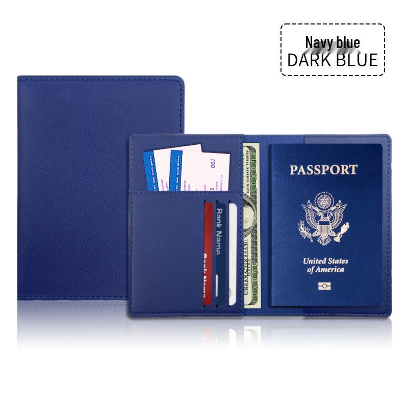 Customizable PU Leather Passport Holder Set with Multi-card Slots and Durable Protection