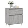 VidaXL Buffet Sonoma gris 60x35x70 cm Bois d'ingénierie 831114