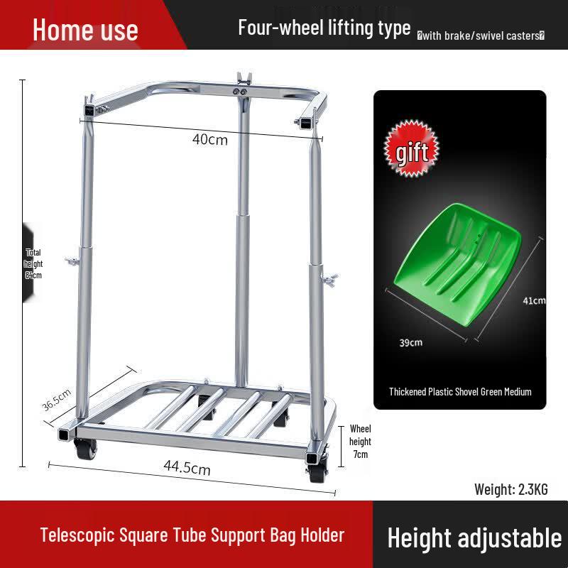 Jundingying Telescopic Bag Holder with Wheels