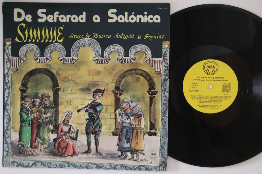 LP Record SIMANE - De Sefarad A Salonica SED5004 SAGA 1983 Spain Folk Used