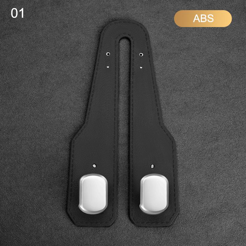 2 i 1 Bil Nakkestøtte Krok Premium Semsket Baksete Hengende Dobbel Krok 15 kg Stor Bærende Legeringskrok Henger Universell