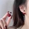 Block-shaped Crystal Bead Earrings for Both Day and Night, Versatile and Stylish, Perfect for A Business Outfit. Women's Ear Accessories.