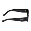 Prada Logo Irregular Shape Sunglasses Men sunglasses Black SPRB19_E16K_FE08Z_C_A053