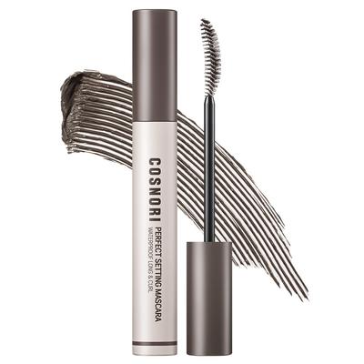 COSNORI Perfect Setting Waterproof Mascara Long & Curl 7ml, 04 Deep Ash, 1 Pc.