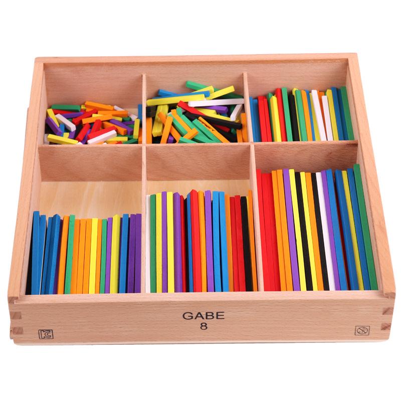 GABE8 Froebel Wooden Teaching Aids for Early Education - Kindergarten Math & Logic Development Toys