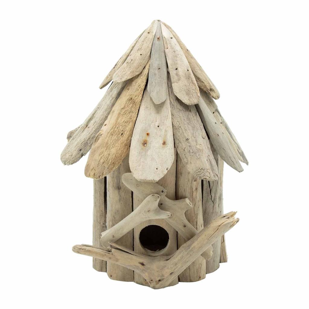 Driftwood Wall Hanging Birdhouse Handmade In Indonesia