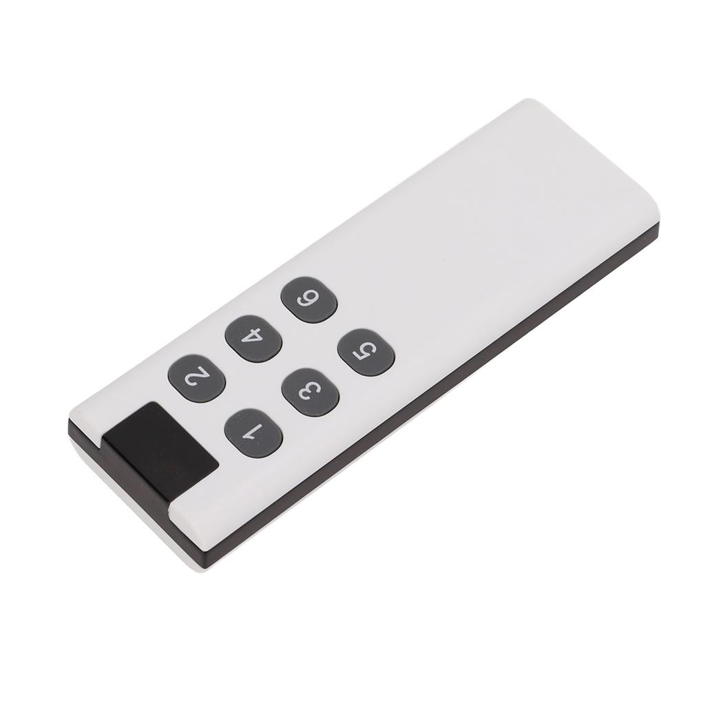 433MHz Remote Control 6 Keys 100 Meters High Sensitivity Fashionable Design Wide Application Wireless Remote Control