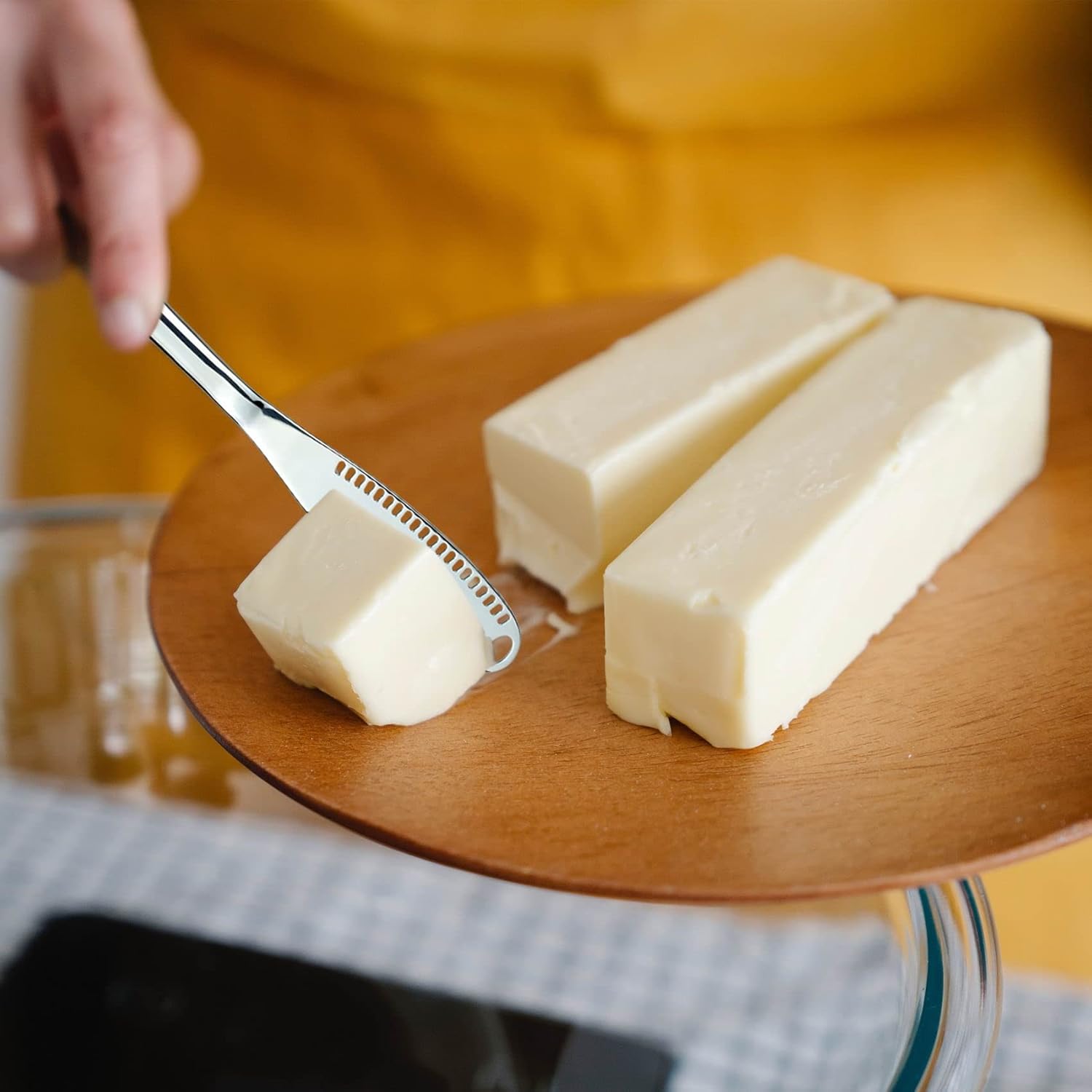 HengDu Stainless Steel Butter Spreader Knife The Better Spreader Knife Stainless Steel Butter Knives Curler Butter Knifes for Cold Butter Slicer with
