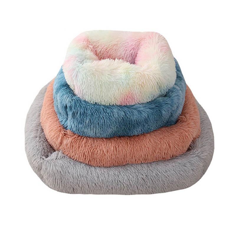Morbido e lungo peluche Letto per cani Inverno Letto per gatti Chihuahua Yorkie Cucciolo Cuscino Letto per cani di piccola taglia Caldo divano letto per animali domestici per cani Gatti