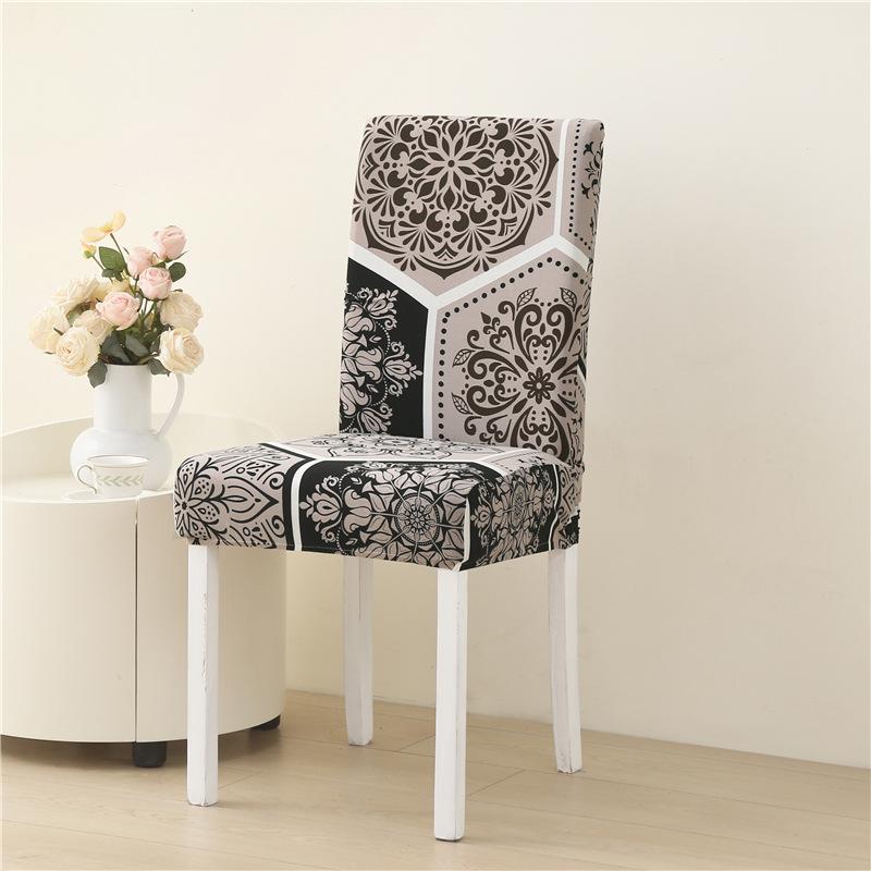 Chair Cover Elastic Chair Cover Printed Hotel Household Universal In All Seasons