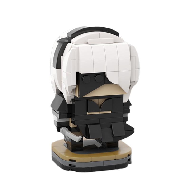 Yigebebe Hot Game Figures Sansed Skeleton Link YoRHaed Chocoboed Bird One Eye Model MOC Building Blocks Toys for Gifts