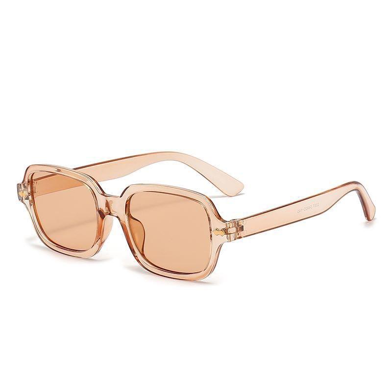 Retro Square Sunglasses Concave Street Shot Fashion Men'S And Women'S Trend Sunglasses