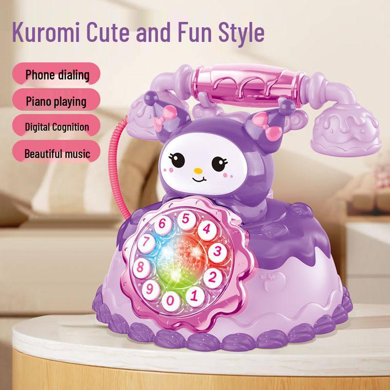 Musical Toy Phone for Early Childhood Development - Simulated Landline for Boys & Girls