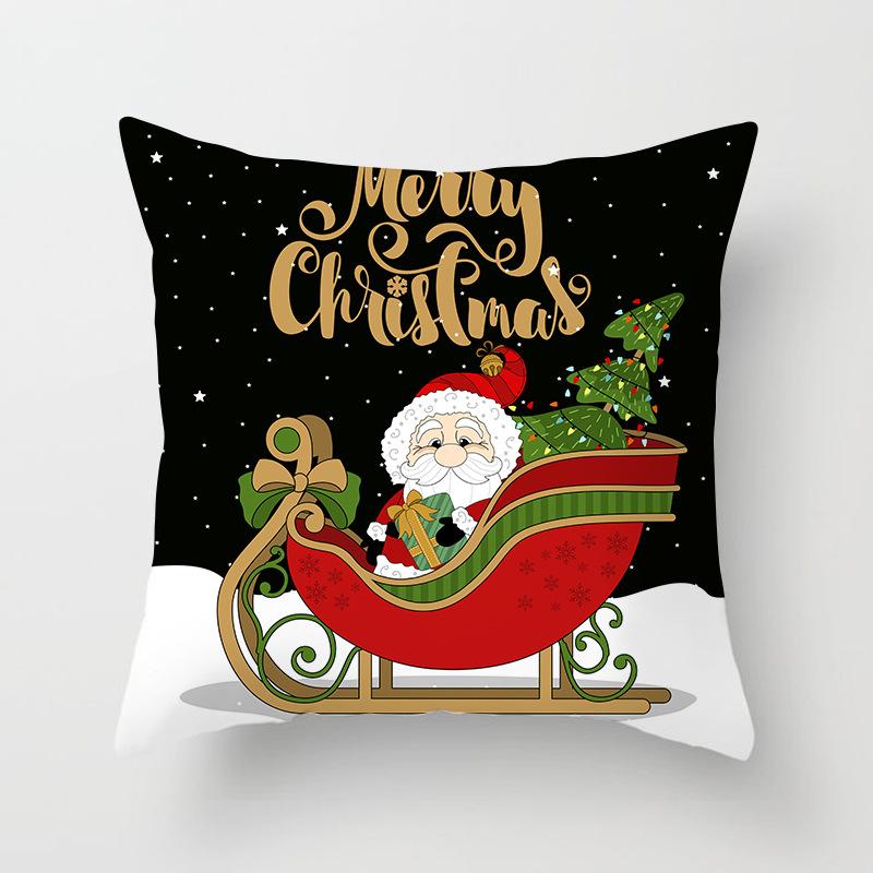 New Christmas Pillowcase Festive Home Decoration Gift Sofa Pillowcase