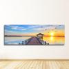Panorama Scandinavo Immagine da Parete per Soggiorno Tramonti Mare Naturale Spiaggia Paesaggio Poster e Stampe Tela Pittura