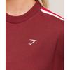 Gymshark Piping Midi Crew Neck Sets Red Carmine Red Soft White B4c5s Rb8j