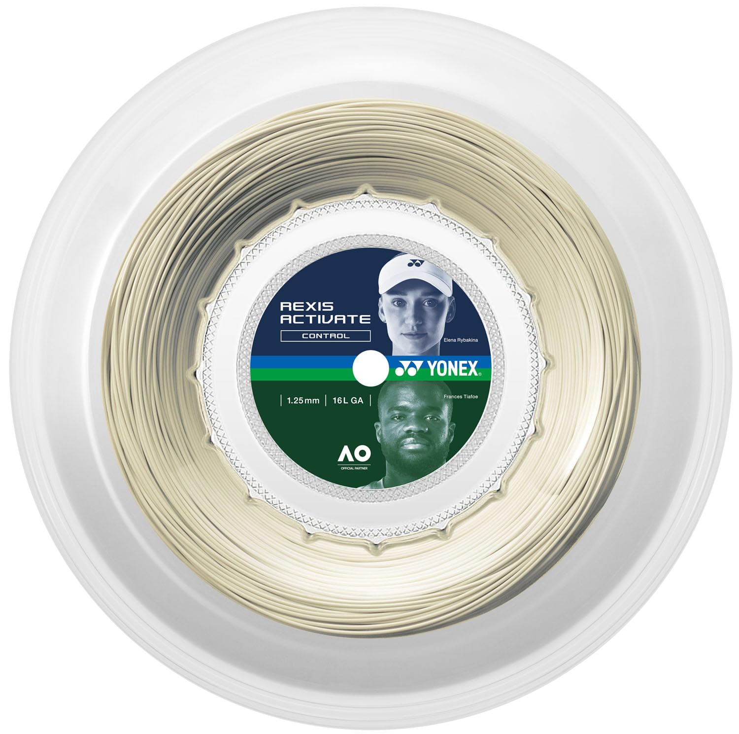 YONEX REXIS ACTIVATE 125 200m tennis string white TRA125R2 белый