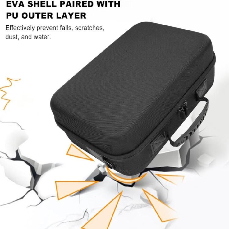 Universal Gaming Consoles Organizers Case with Dedicated Controller Space Exterior Strong Carrying Handle for Consoles G