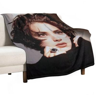 Winona Ryder - Album Throw Blanket Manga Travel Blanket Fluffy Soft Blankets Blanket For Decorative Sofa