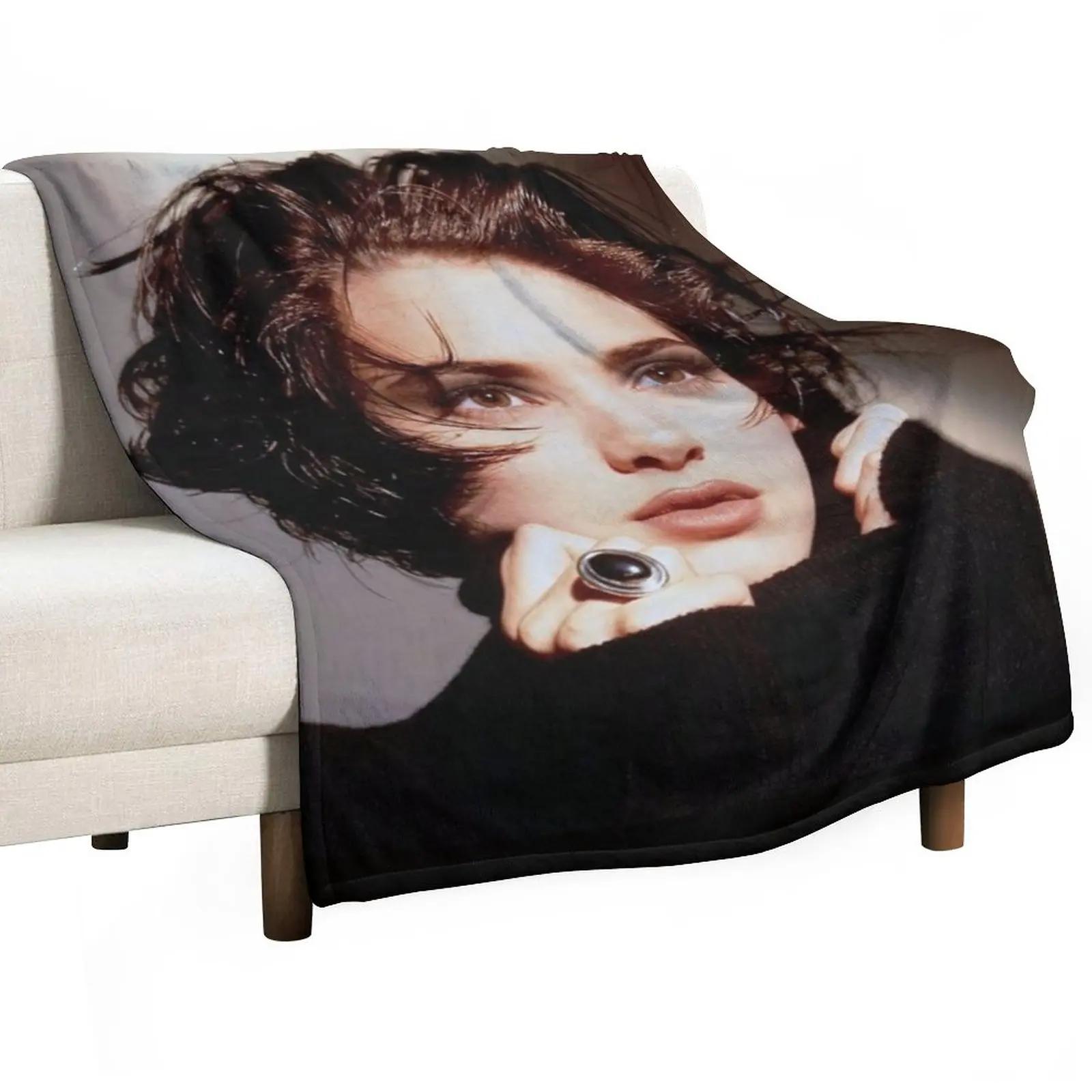 Winona Ryder - Album Throw Blanket manga Travel Blanket Fluffy Soft Blankets Blanket For Decorative Sofa 75X95CM