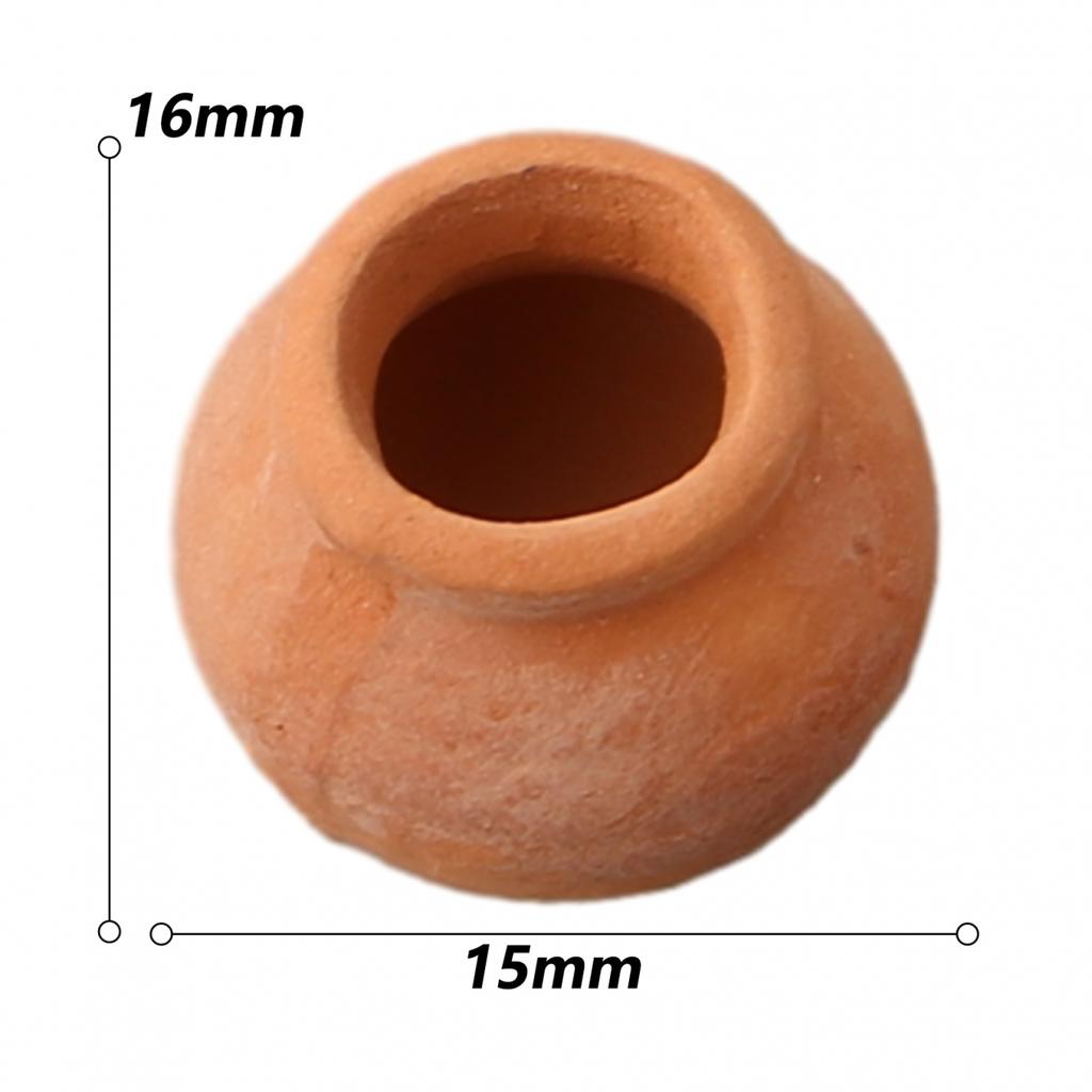 Flower Pots Grass 2Pcs Clay Plant Crafts Garden Wedding Ceramic Decoration