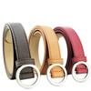 Women's Vintage Fashion Round Buckle Leather Wide Belt