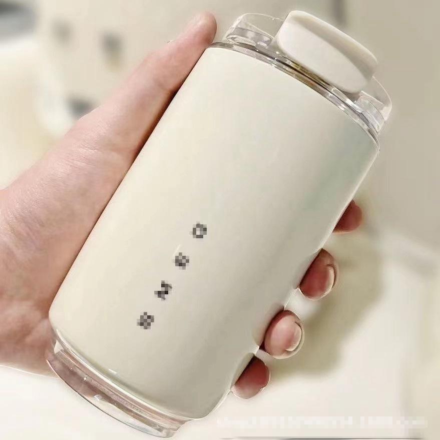 

Термос Чашка для горячего кофе Изолированная термокружка из нержавеющей стали Спортивная бутылка с отделением для воды Белый термос белый