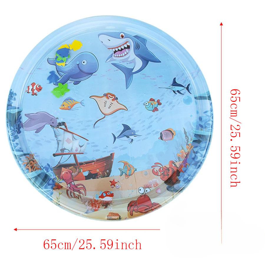 

Водный лед игровой коврик утолщенный надувной водный коврик для дома кошки и собаки игровой коврик для домашних животных тематика моря океана сенсорная игрушка водная подушка