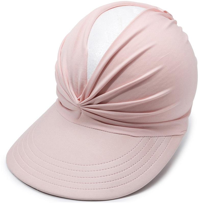 

Handmade Natural Foldable Sun Hat Summer Beach Polyester Transparent Visor High Quality Visores Nocturnos for Women Sun Hat One Size
