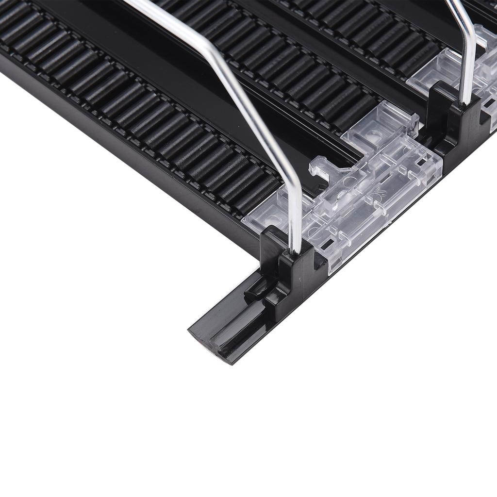 Soda Can Organizer 5 Rows Black Color Large Capacity Multifunctional Drink Dispenser Beverage Pusher
