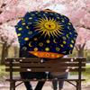 1pc Sun Moon Pattern Umbrella Design Automatic Opening and Closing Umbrella, High-quality Travel Umbrella,  c1128116